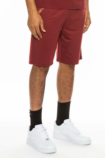 Checkered Detail Shorts EMS4102